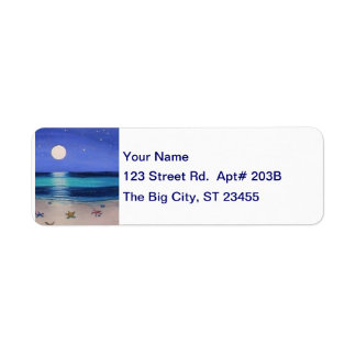 Midnight Beach Address Lable