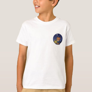 Midnight Bear Lantern Night Forest Kids T-Shirt