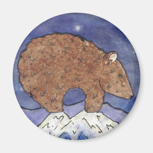 Midnight Bear Magnet (Front)