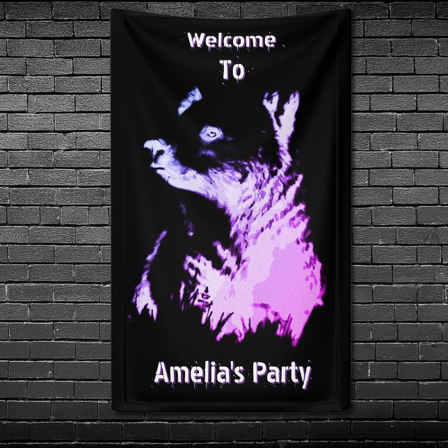 Midnight Bear Party Welcome Banner (Creator Uploaded)