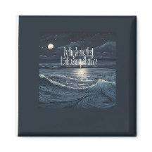 Midnight Bibliophile Logo Magnet