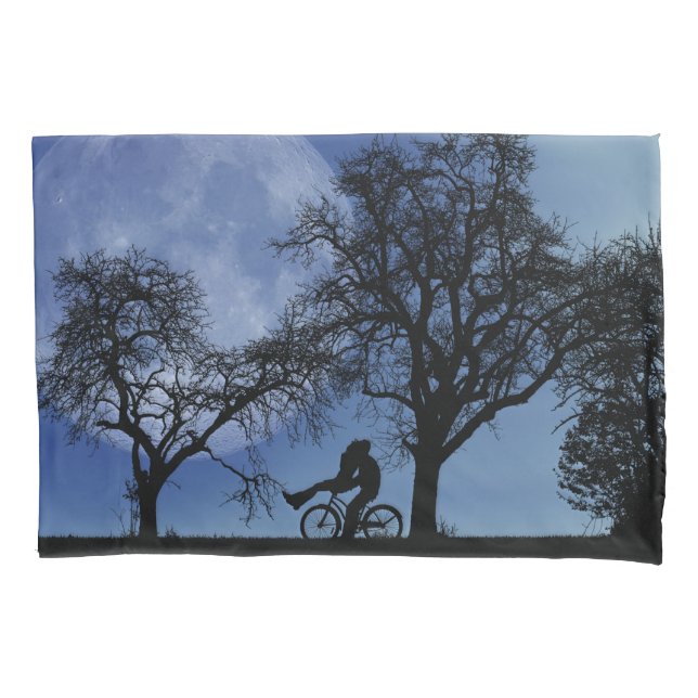 Midnight Bike Ride Pillowcase (Front)