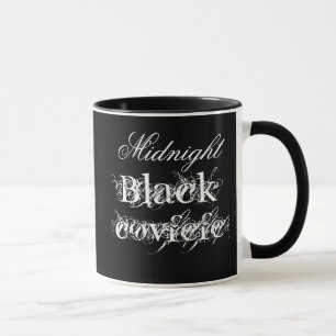 Midnight Black cofvefe customisable Mug