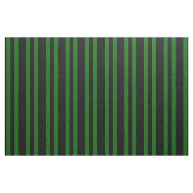 Midnight black, Island green stipe, stripes Fabric (Fat Quarter)