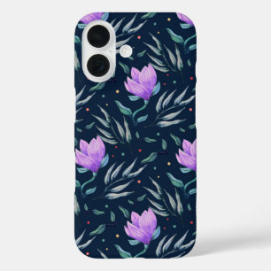 Midnight Bloom iPhone 16 Case