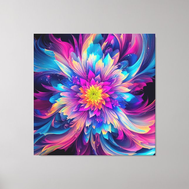 Midnight Bloom - Edition 002 Wrapped Canvas Art (Front)