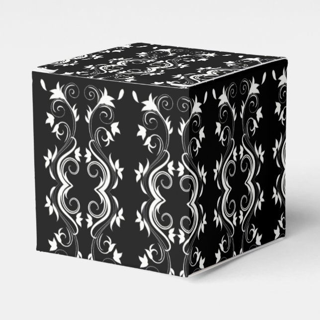 Midnight Bloom Favour Box (Front Side)