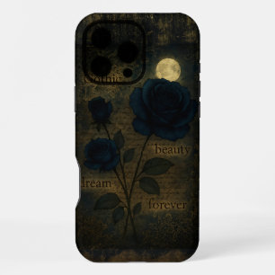 Midnight Bloom Gothic Rose Vintage iPhone 16 Pro Max Case