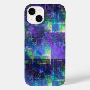   Midnight Bloom iPhone 14 Case - Floral abstract 