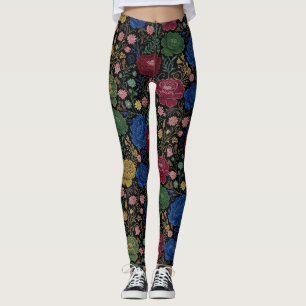 Midnight Bloom Print Leggings