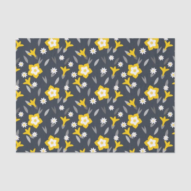 Midnight Bloom Tissue Paper (Front)