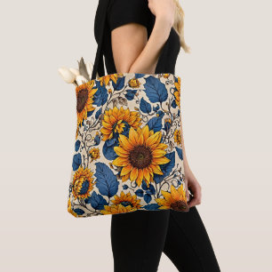 Midnight Bloom Tote Bag