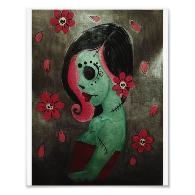 Midnight Bloomed Art Print (Front)