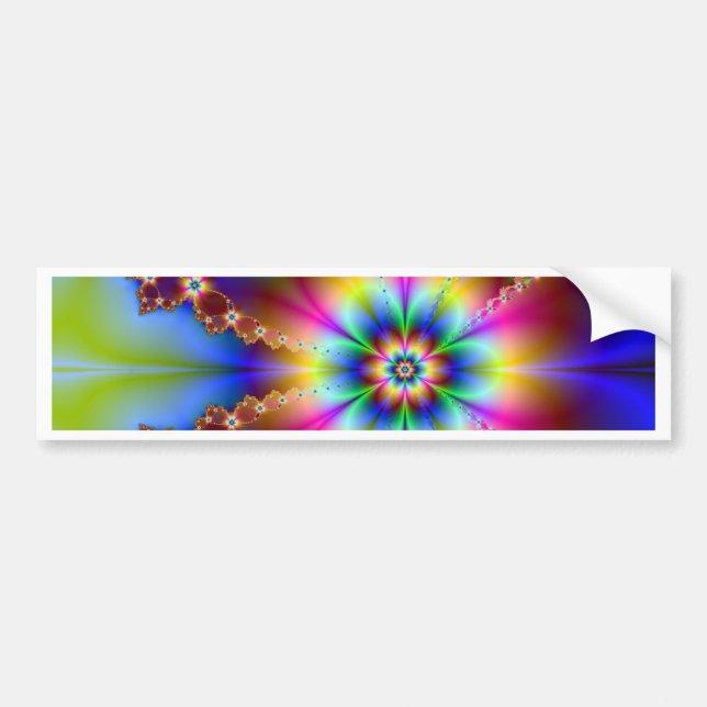 Midnight  Blossom Bumper Stickers (Front)