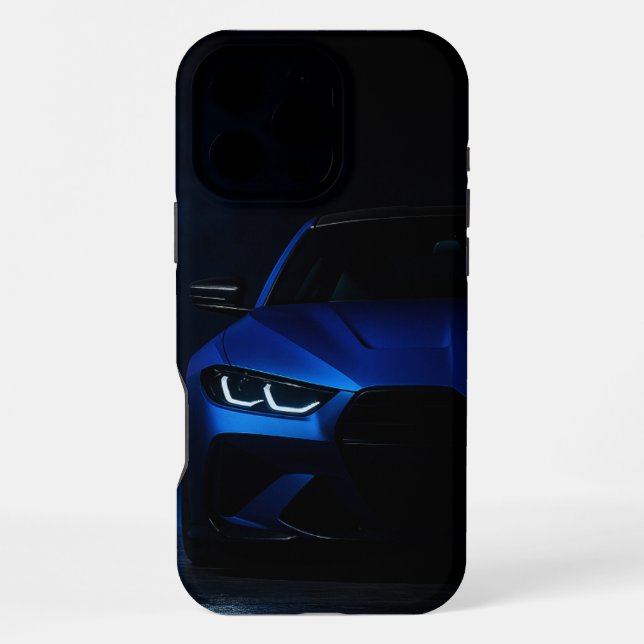 Midnight Blue Beast – Sport Car Street Case (Back)
