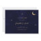 Midnight Blue Celestial Gold Moon Stars Wedding