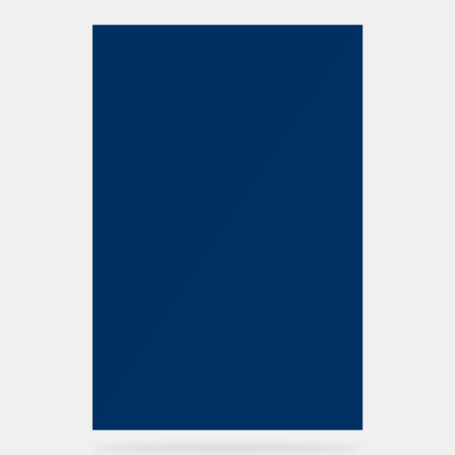 Midnight Blue Custom Acrylic Sign – Bulk Orders (Front)