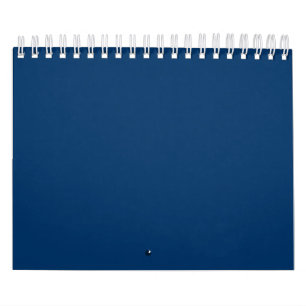 Midnight Blue Custom Binder – Elegant & Versatile Calendar