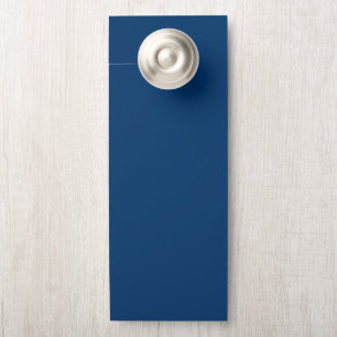 Midnight Blue Custom Door Hanger