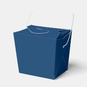 Midnight Blue Custom Takeout Favour Box