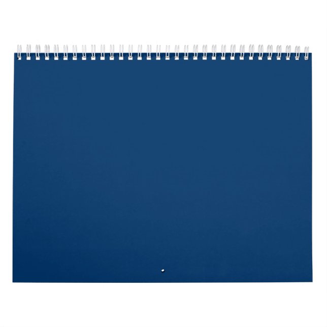 Midnight Blue Custom Wall Calendar – Bulk Orders (Cover)