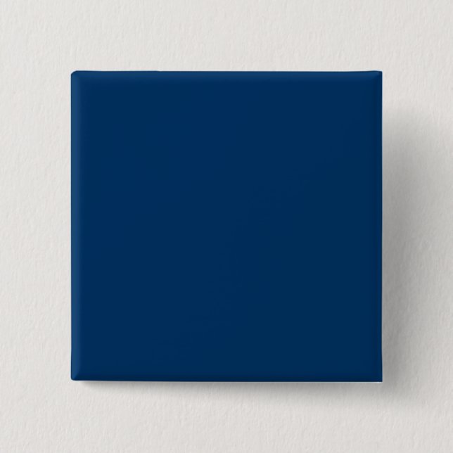 Midnight Blue Customisable Pin Button (Front)
