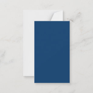 Midnight Blue Flat Note Card – Customisable