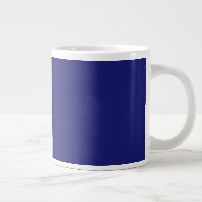 Midnight Blue GIANT Coffee Mug (Right)