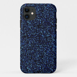 midnight blue glitter iphone 5 case