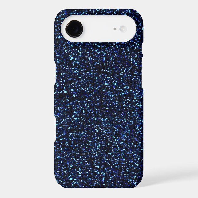 midnight blue glitter iPhone 6 case (Back)
