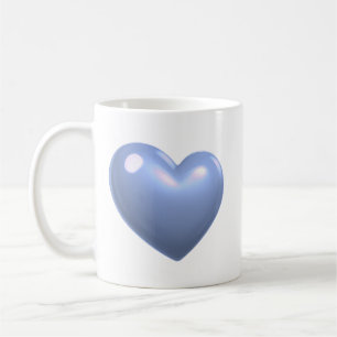Midnight Blue Heart Coffee Mug