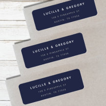 Midnight Blue Minimalist First Names Return
