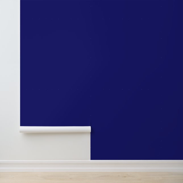 Midnight Blue Mousse Style Creative Smooth Wallpaper (Application)