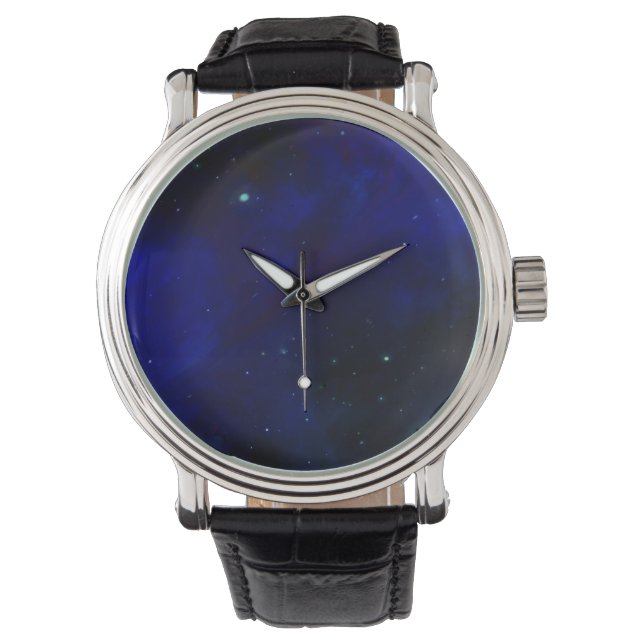 Midnight Blue Sky with Stars Watch (Front)