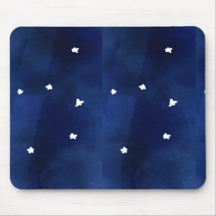 Midnight Blue starry sky Mouse Mat