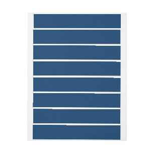 Midnight Blue Wraparound Address Label – Custom