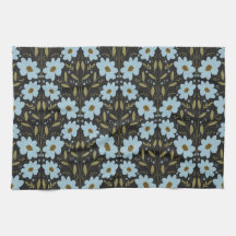 Midnight Bluebell Garden | Elegant Dark Floral