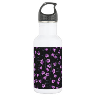 Midnight Bluebells, Harebells, Bellflowers 2 532 Ml Water Bottle