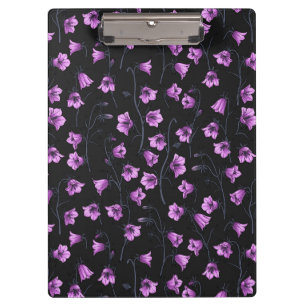 Midnight Bluebells, Harebells, Bellflowers 2 Clipboard