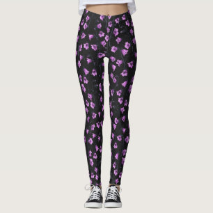 Midnight Bluebells, Harebells, Bellflowers 2 Leggings