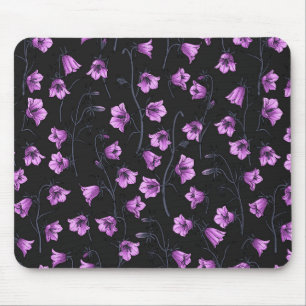 Midnight Bluebells, Harebells, Bellflowers 2 Mouse Mat