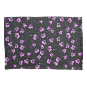 Midnight Bluebells, Harebells, Bellflowers 2 Pillowcase