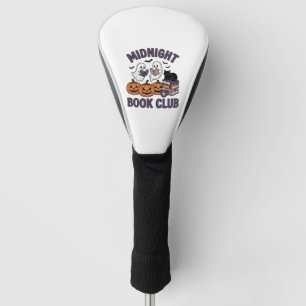 Midnight Book Club Halloween Reading Design_1 Golf Head Cover