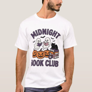 Midnight Book Club Halloween Reading Design_1 T-Shirt