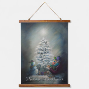 Midnight Christmas Hanging Tapestry