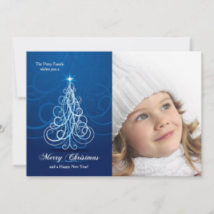 Midnight Christmas Photo Holiday Card