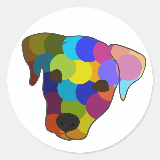 Midnight Classic Round Sticker (Front)