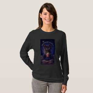 Midnight Cocoa Black Cat Long Sleeve T-Shirt