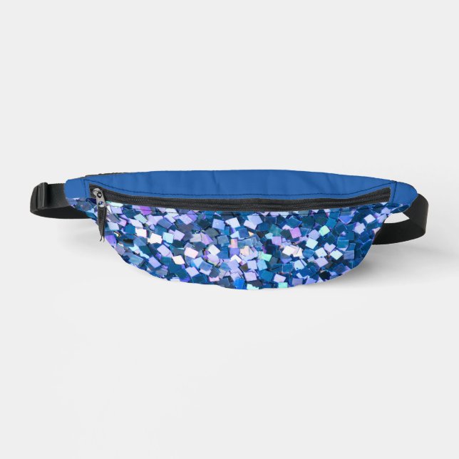 Midnight Confetti Shimmer Fanny Pack (Front)