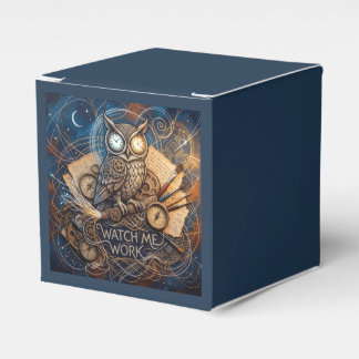 Midnight Creative Night Owl Abstract Favour Box